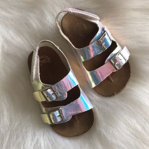 Toddler Girl Iridescent Sandals